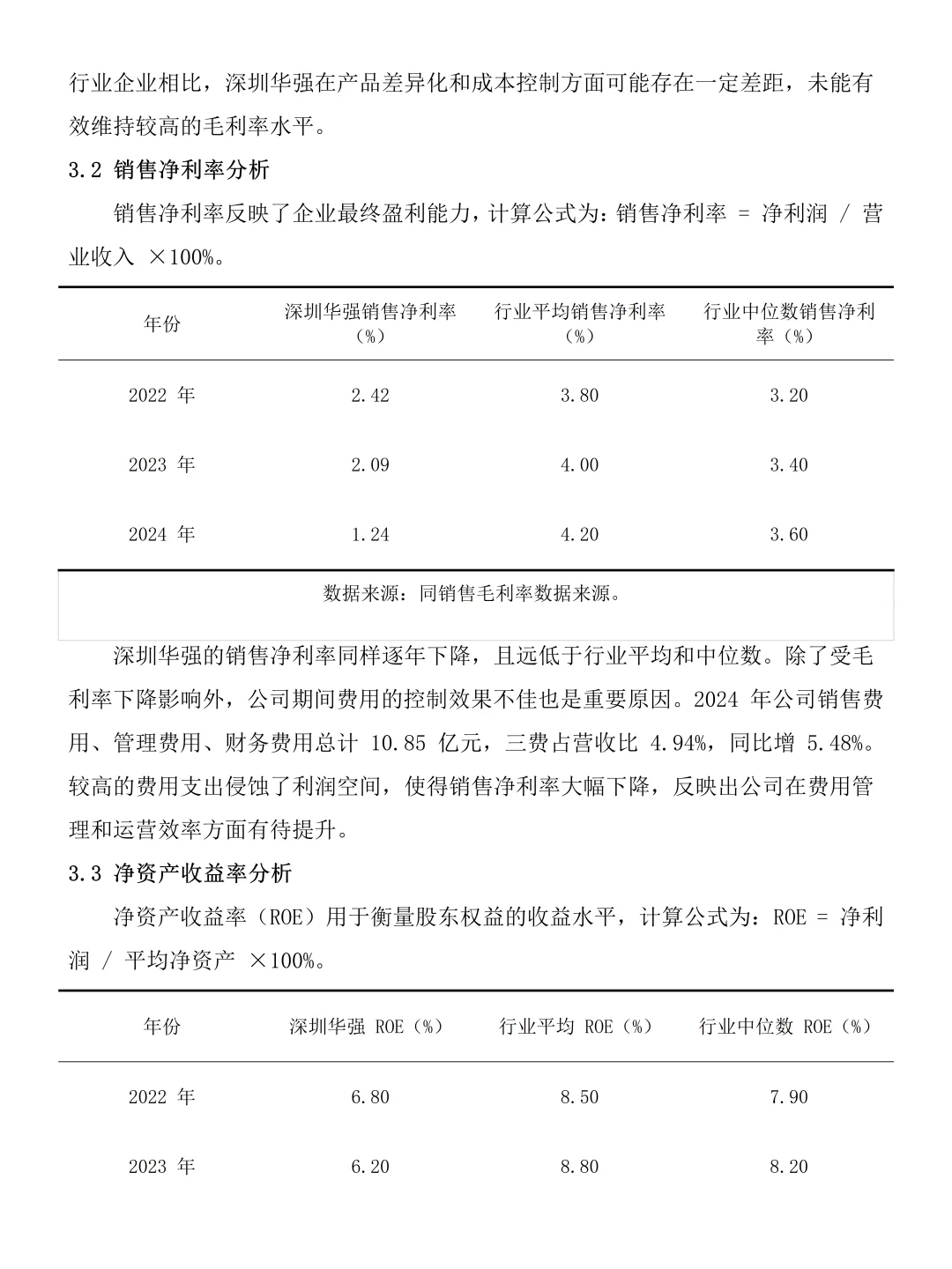 深圳华强近三年财务分析报告❗❗❗