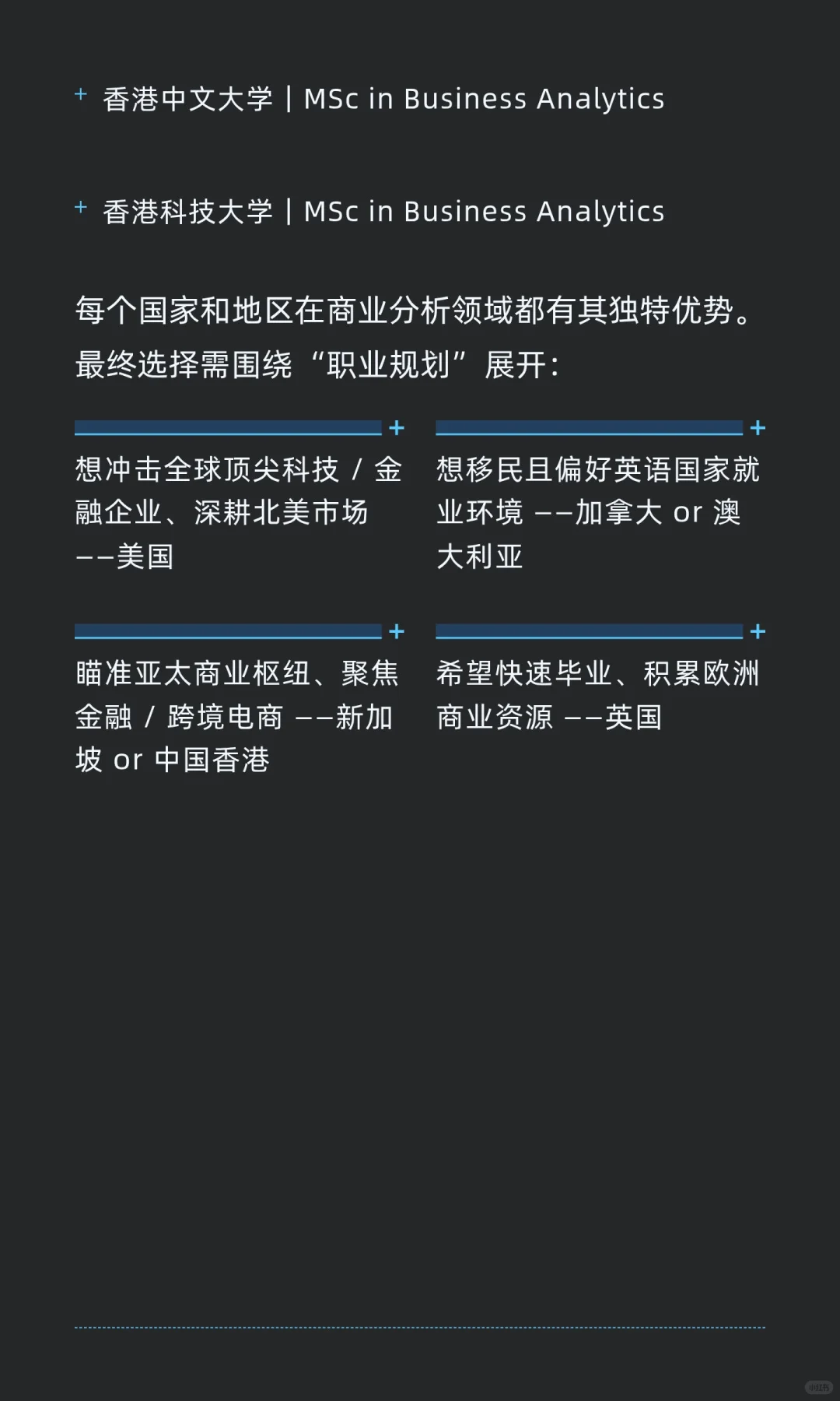 商业分析留学结局基本就这样选择大于努力