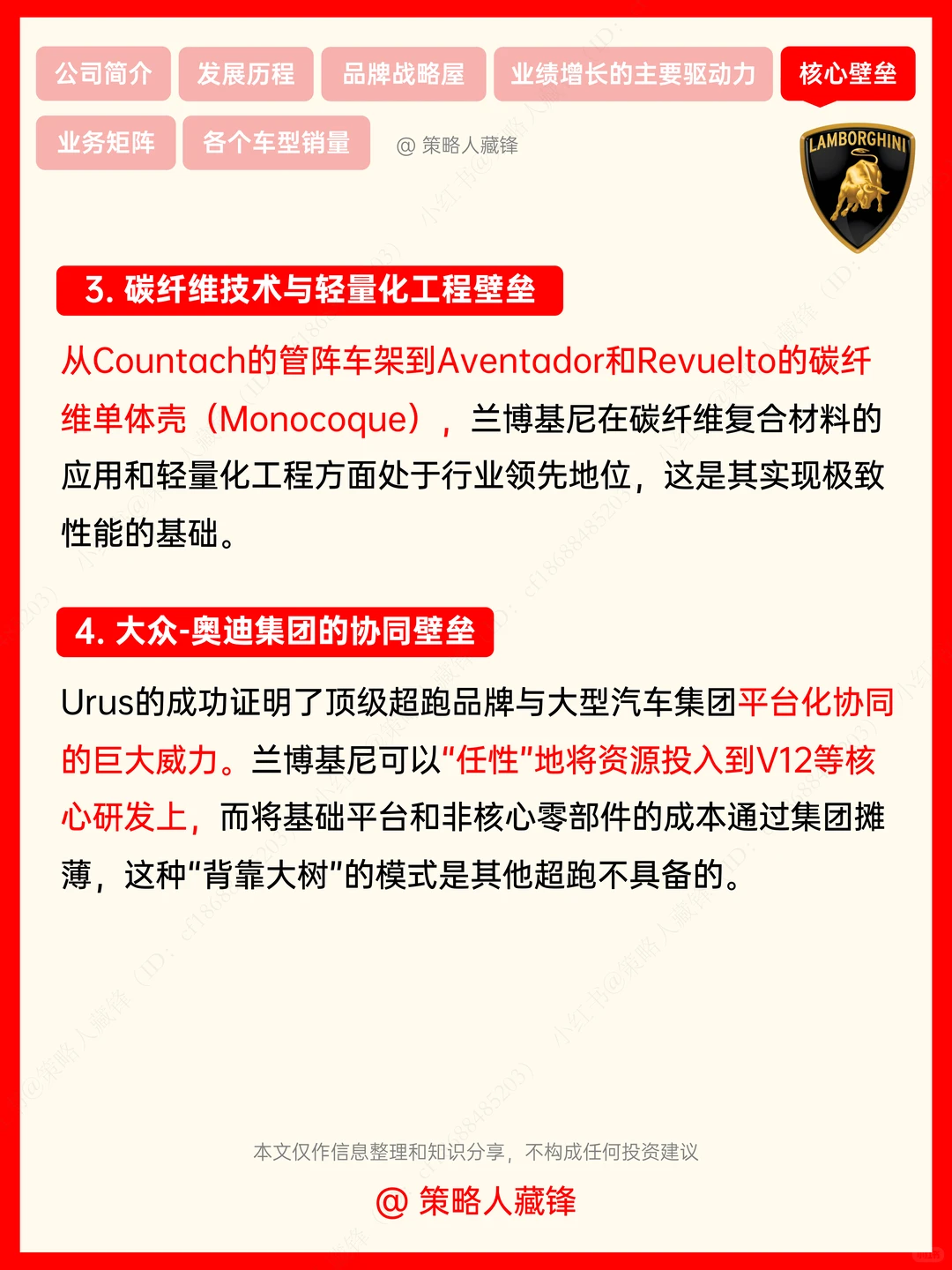 每天了解一家公司丨兰博基尼