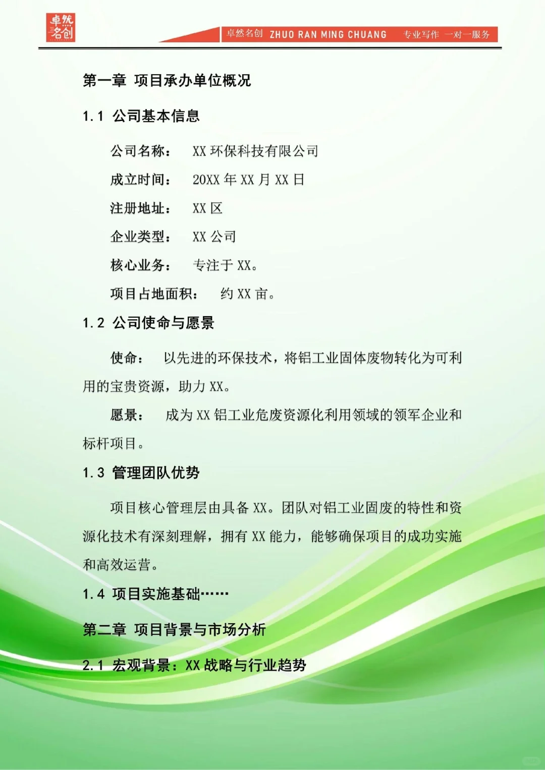 项目融资报告怎么写？股权/债权通用模板