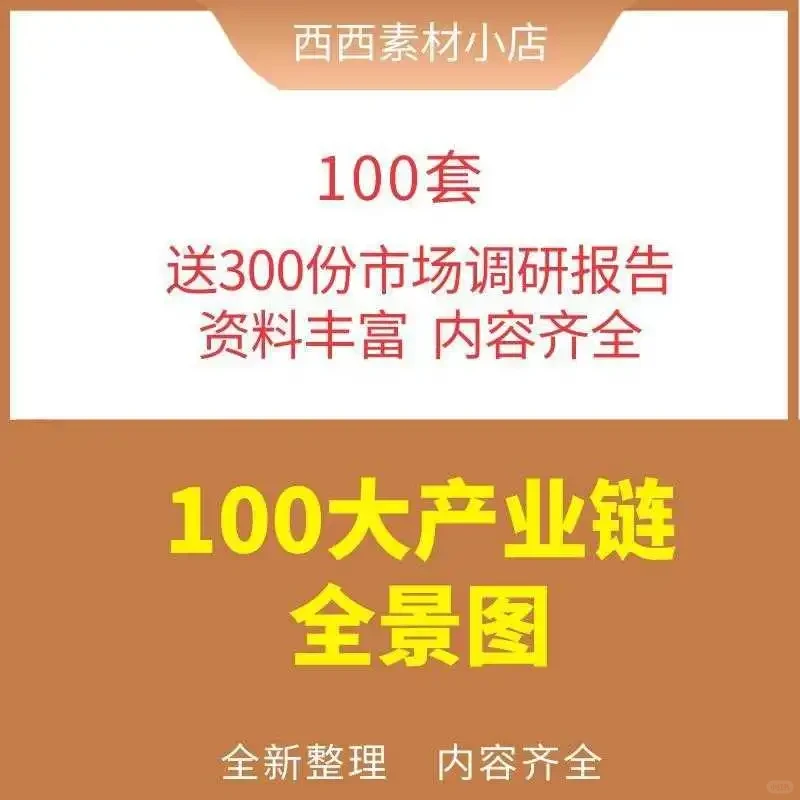产业炼100大行业全景图谱深度解析