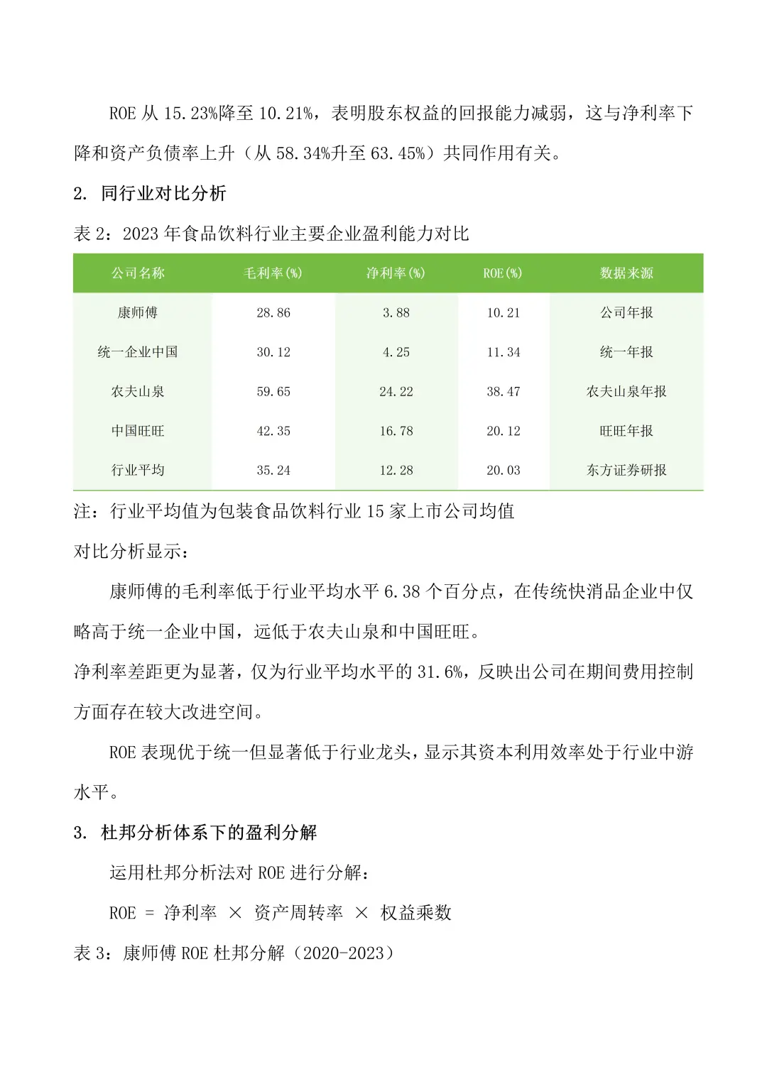 康师傅控股财务报告分析2020-2024