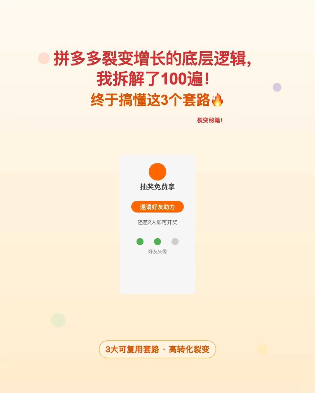 拼多多增长的底层逻辑,终于搞懂这3个套路