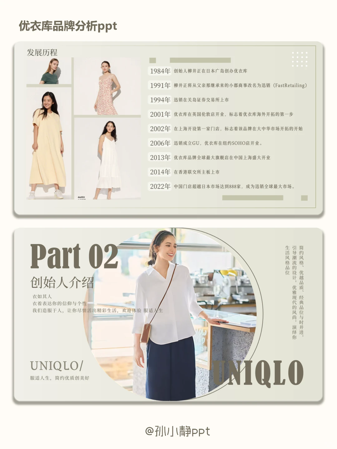 优衣库品牌分析ppt