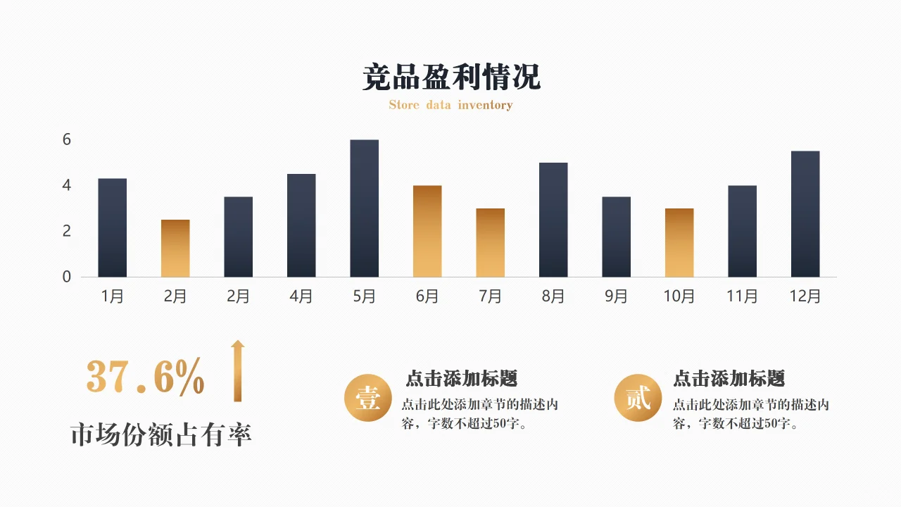 简约数据分析报告PPT模板