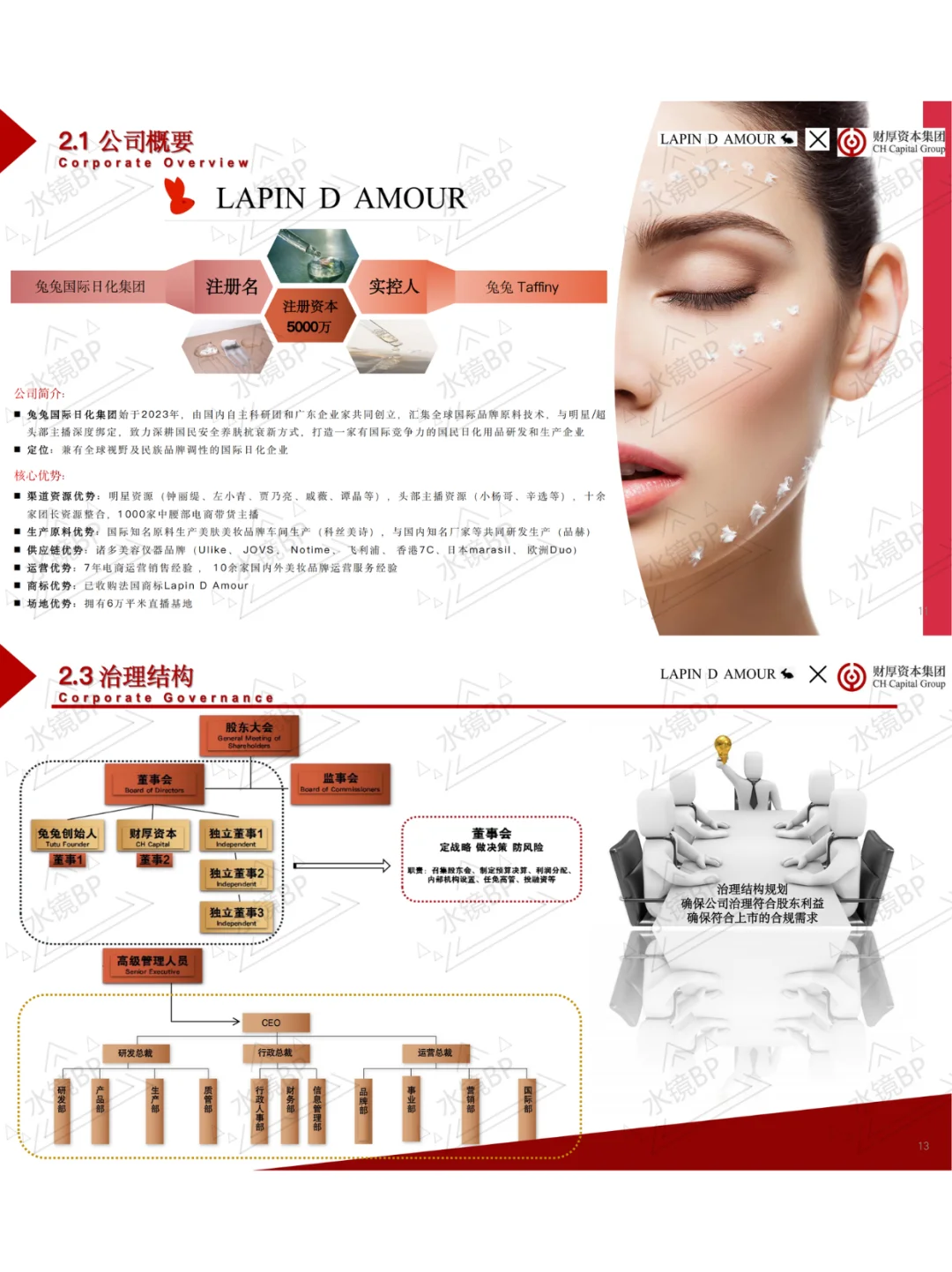 【BP案例拆解】一份能融资的美妆品牌BP