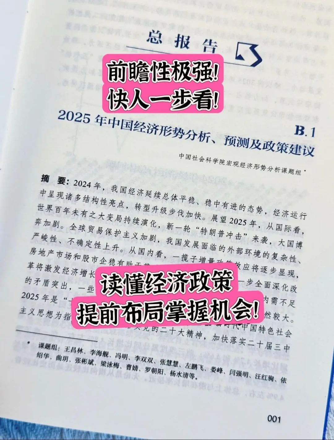 吃透这本蓝皮书，2025搞钱不迷路！！！