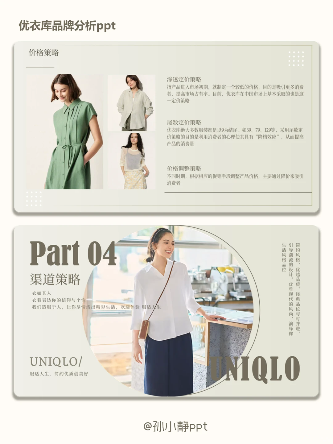 优衣库品牌分析ppt