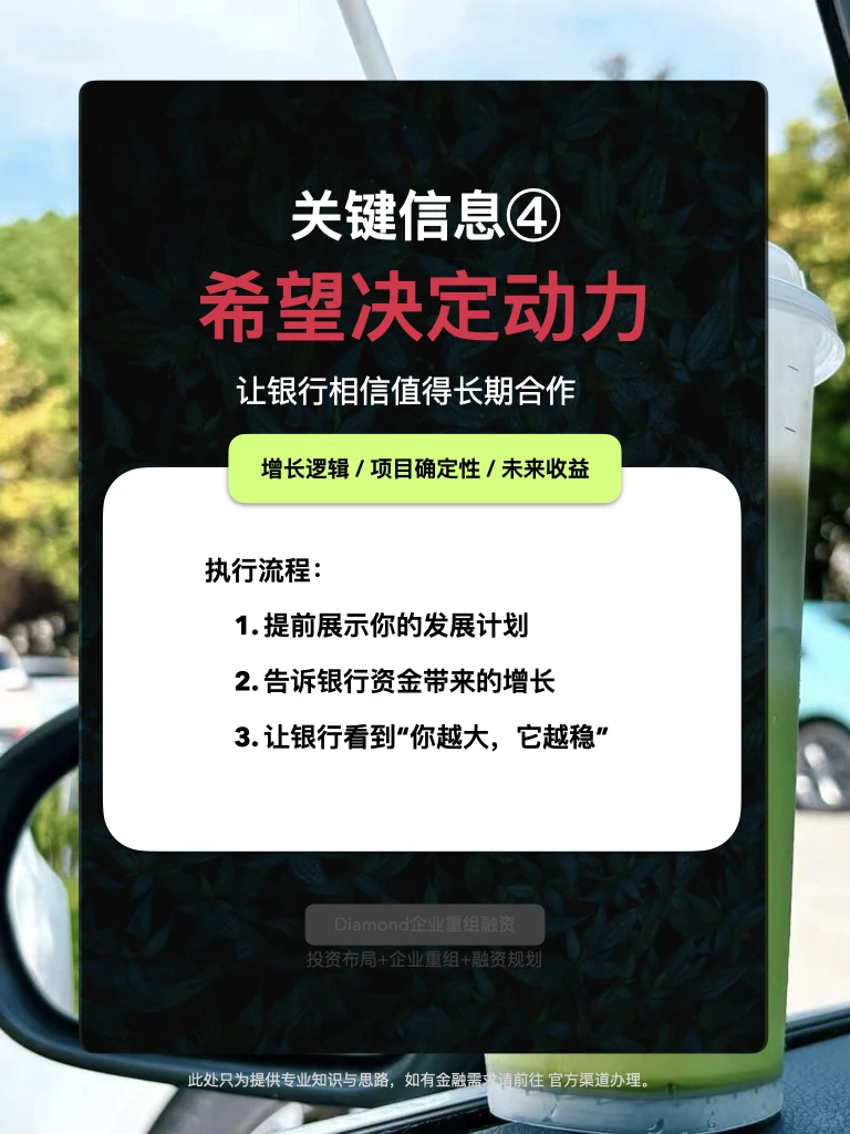 融资=信任+希望