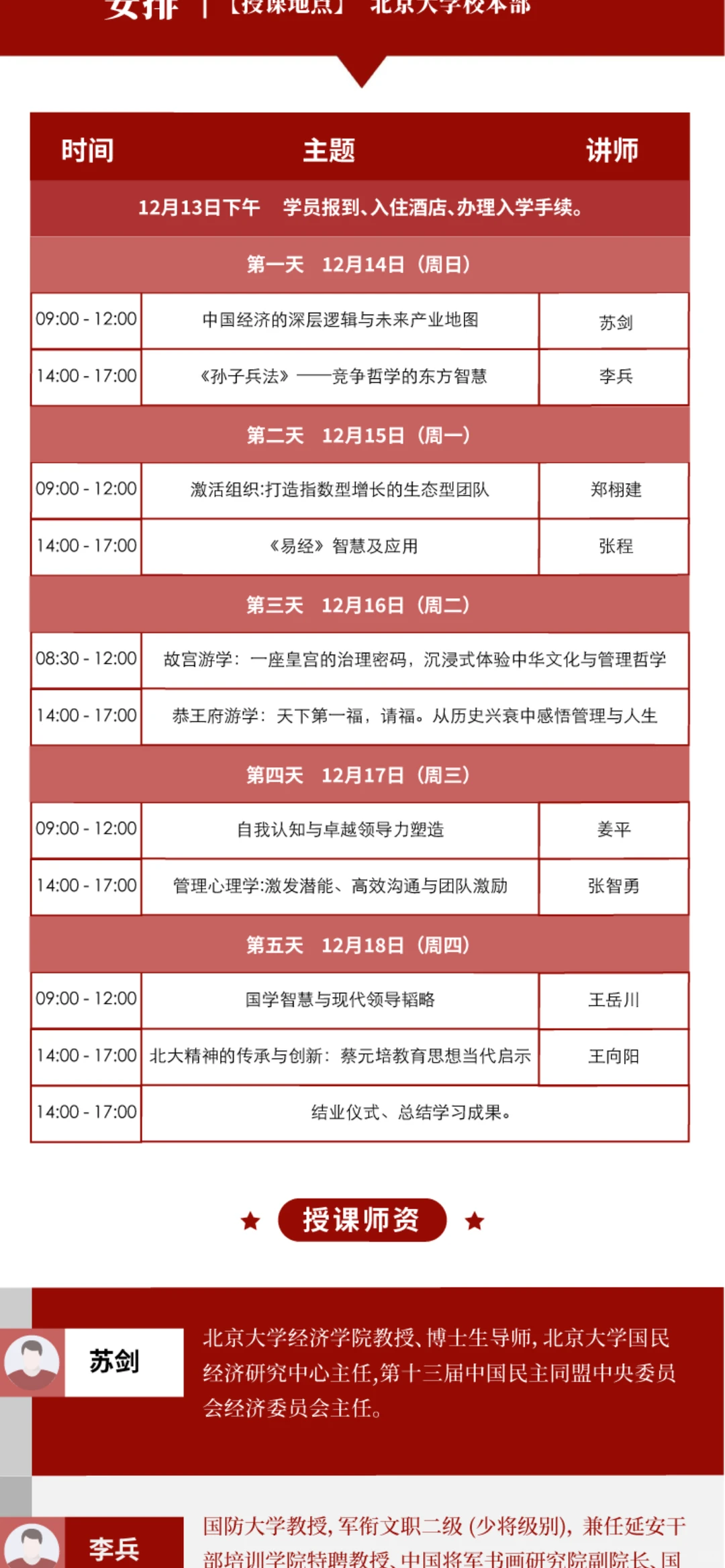 北京大学AI时代企业经营管理班 最后5个名额