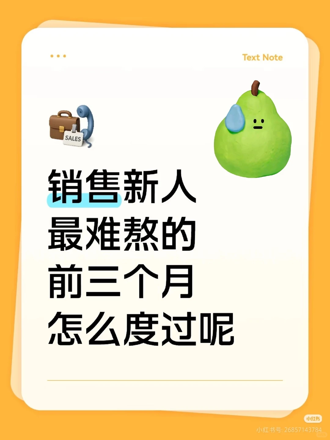 销售新人度过前三个月的学习宝典