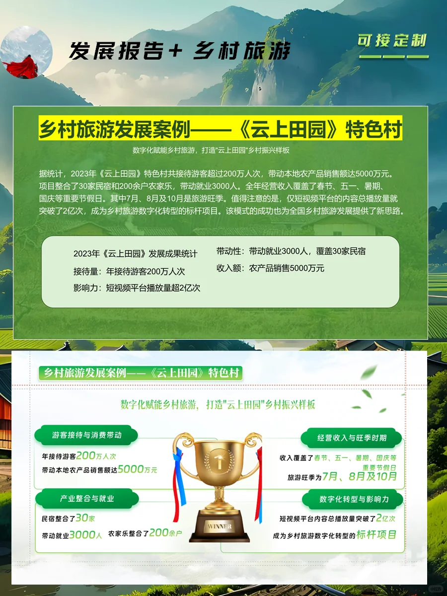 乡村旅游发展报告PPT