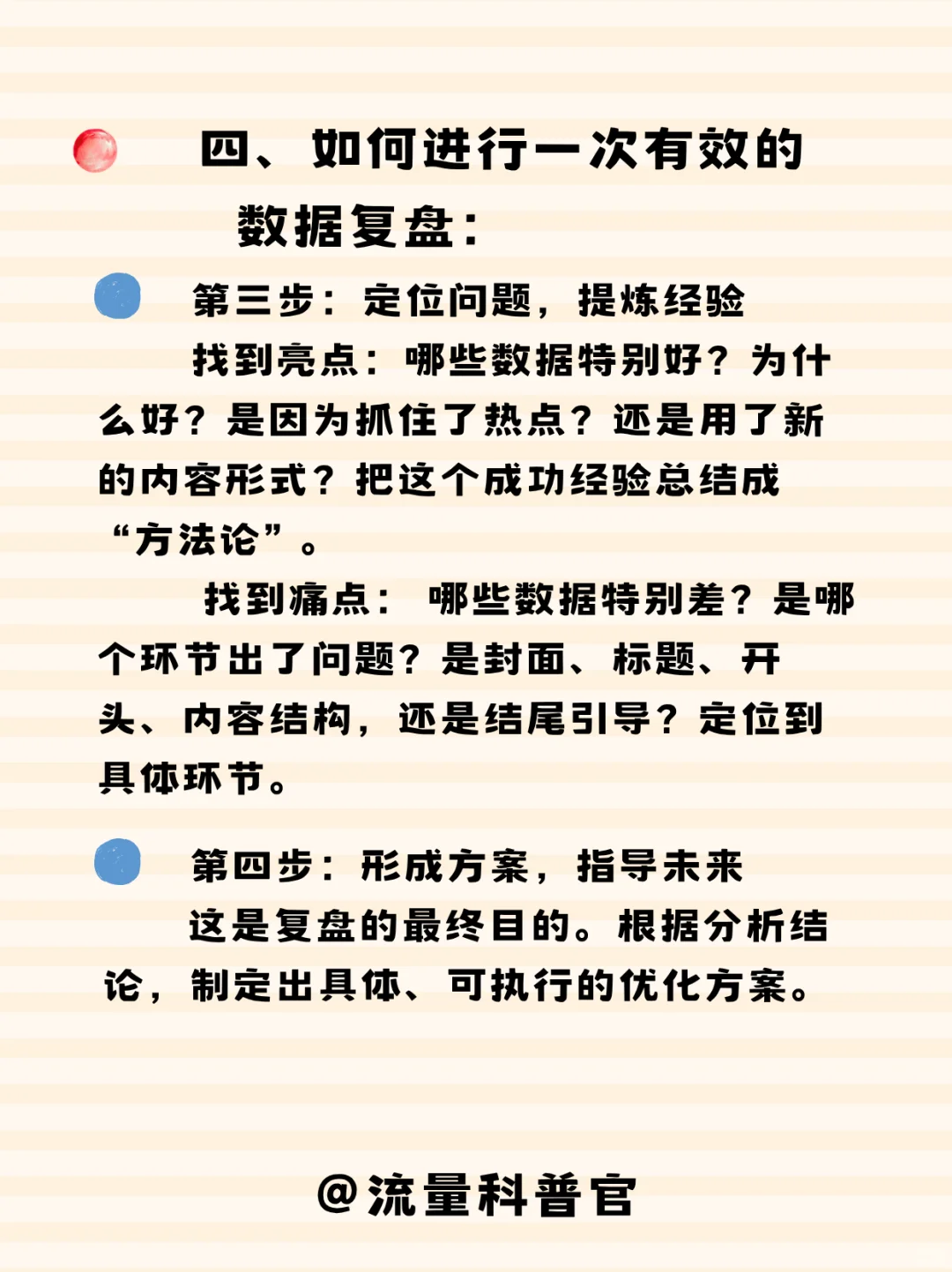 每日知识分享——什么是数据复盘?