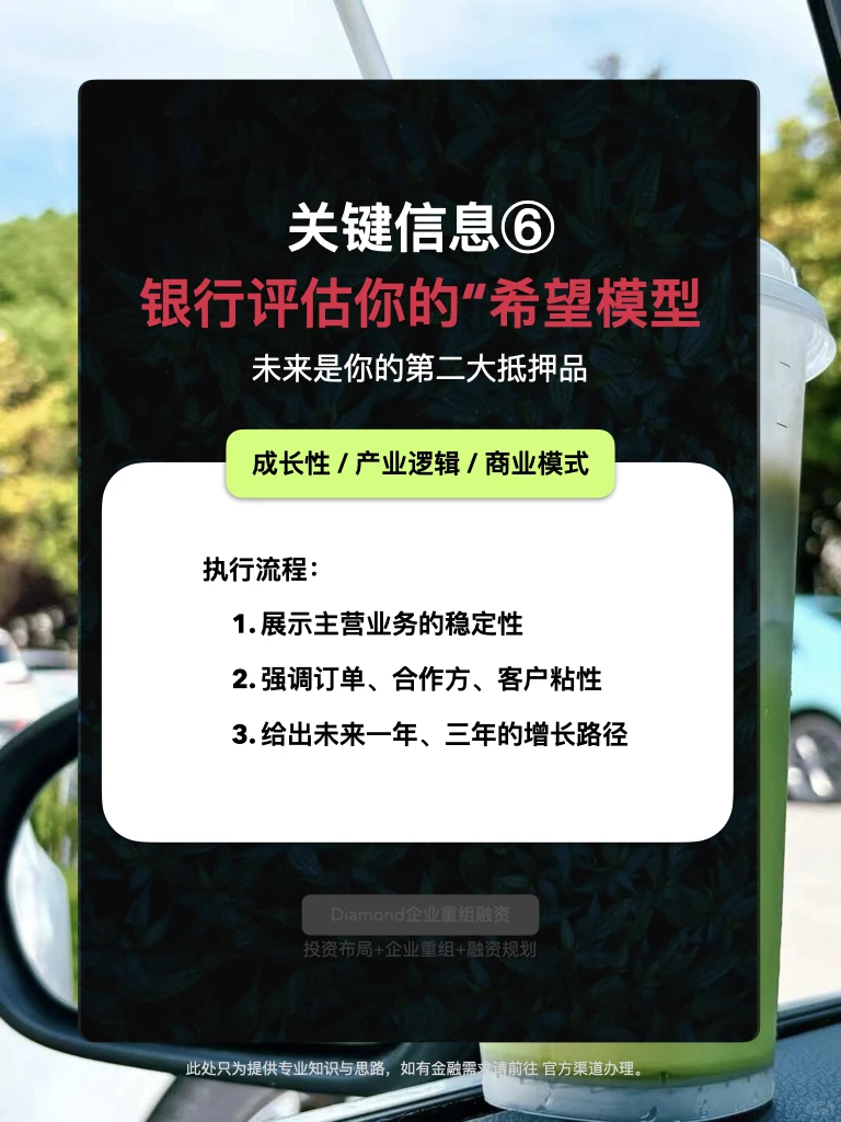 融资=信任+希望