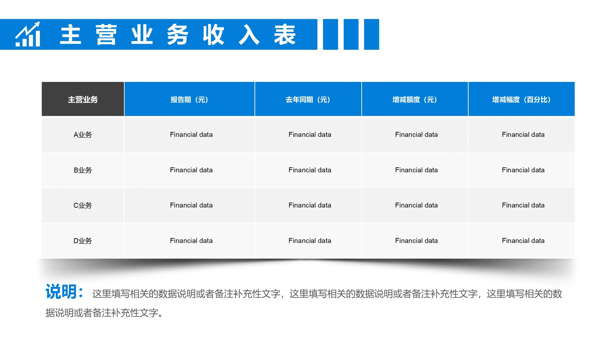 财务数据分析报告PPT模板（通用版）