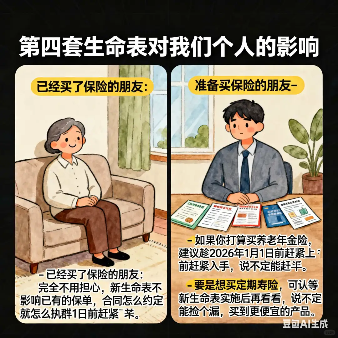 第4套生命周期表发布保险要变天？