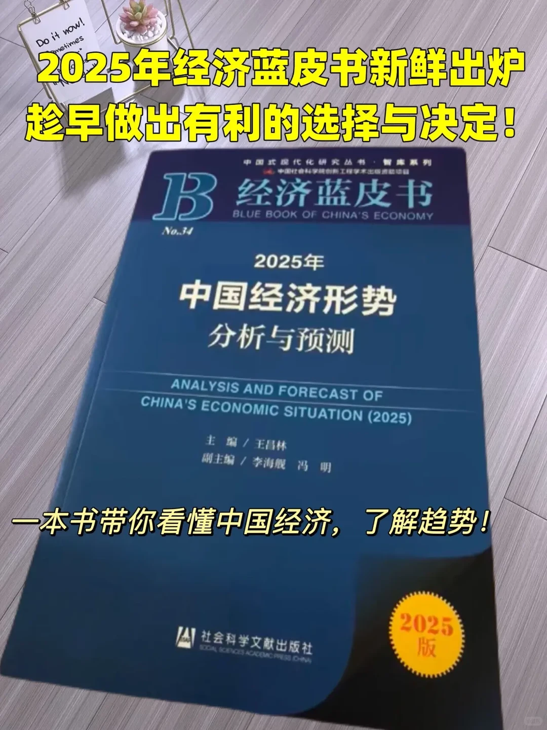 2025年中国经济蓝皮书出炉!干货满满！