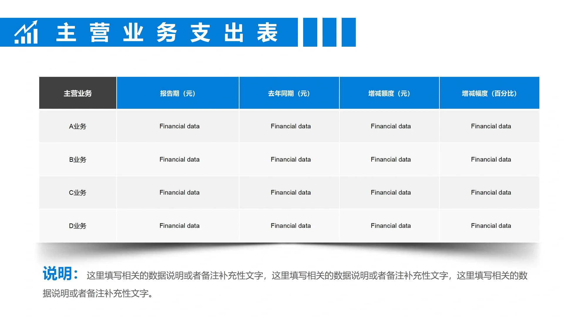 财务数据分析报告PPT模板（通用版）