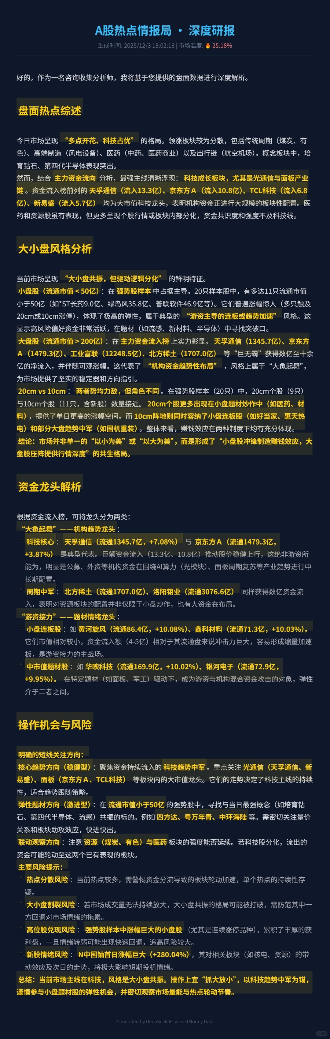 A股消息分析12.3