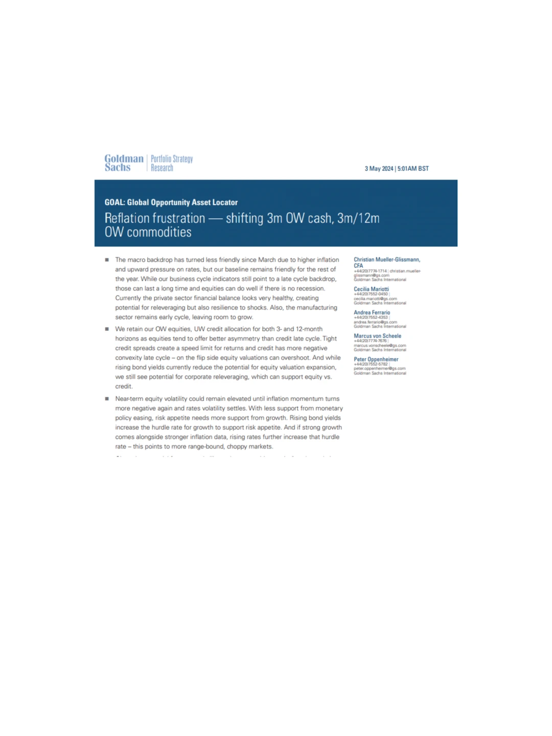 3月宏观经济变化及其对投资策略的影响