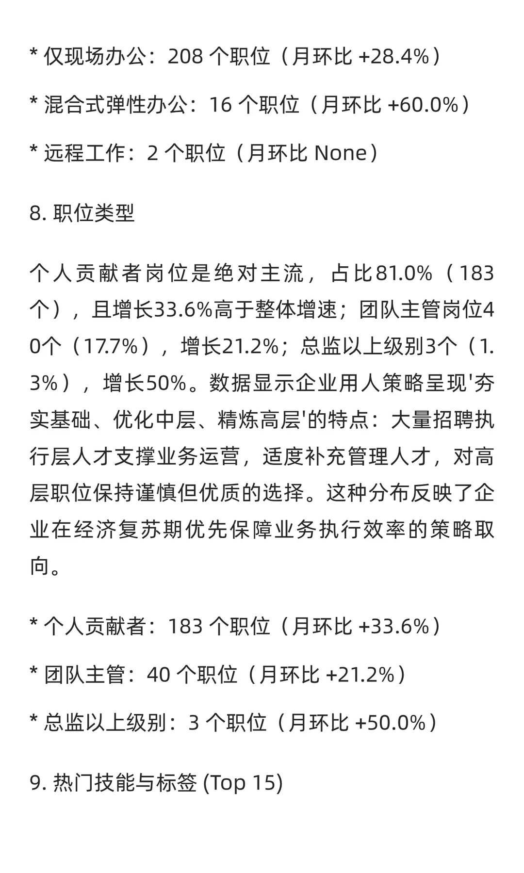 供应链、采购与物流十一月求职市场分析