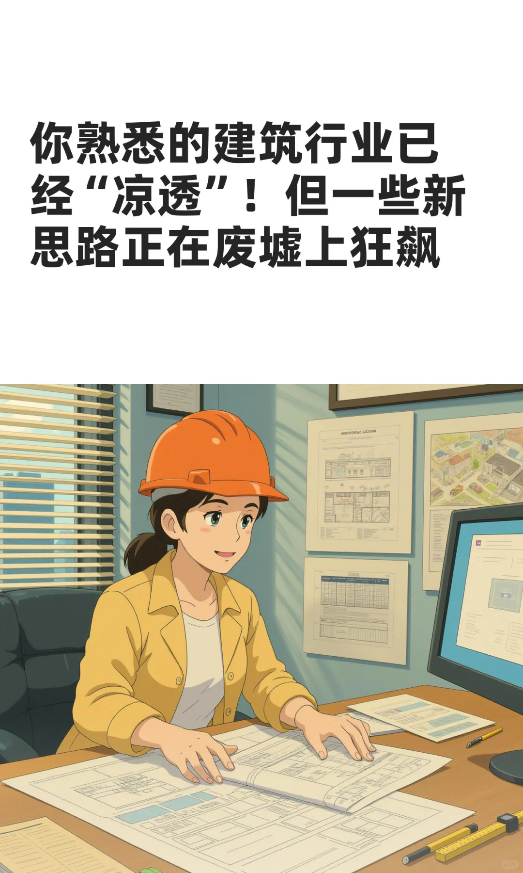 你熟悉的建筑行业已经“凉透”！但一些新思路