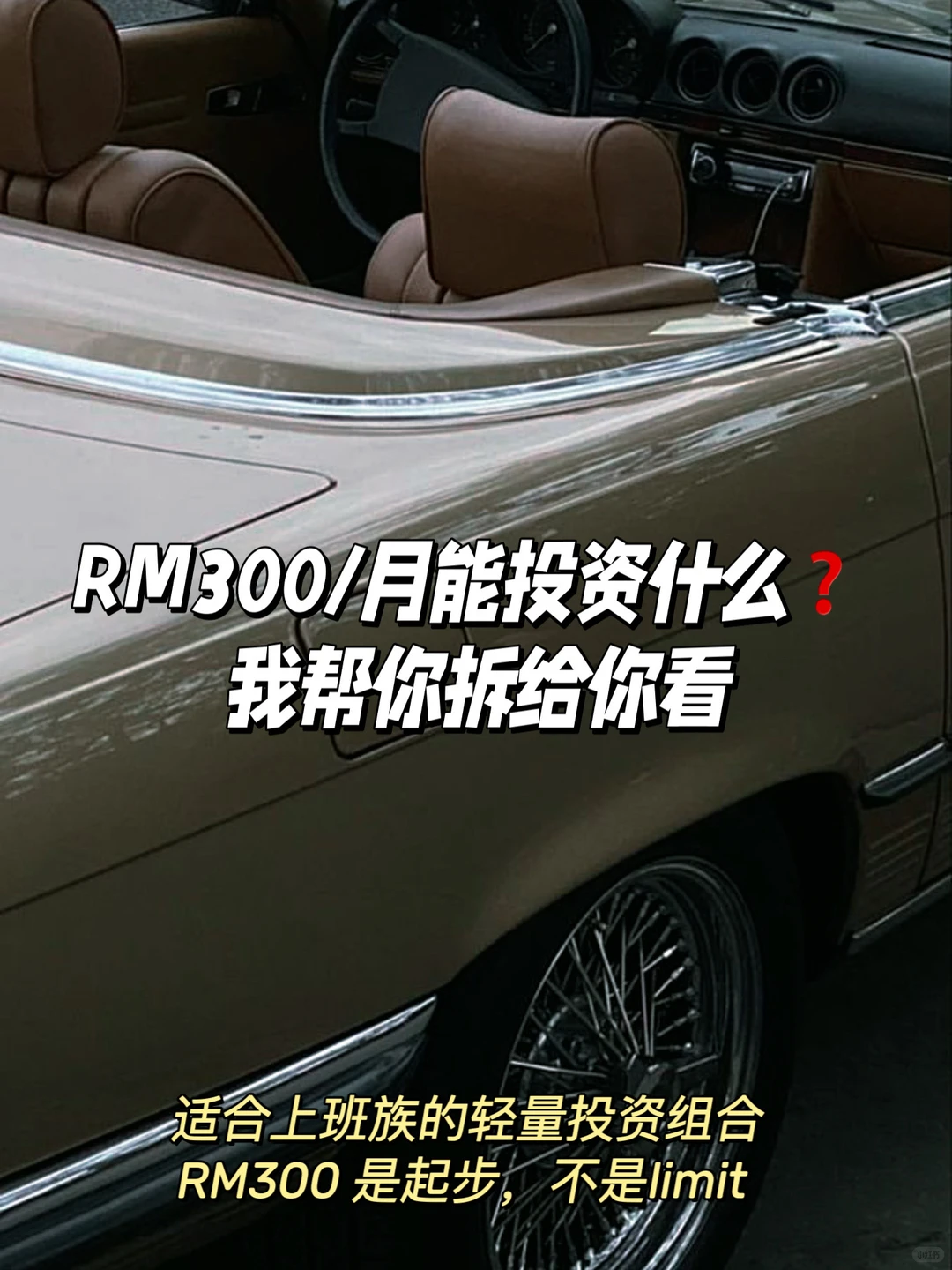 ??RM300/月能投资什么⁉️
