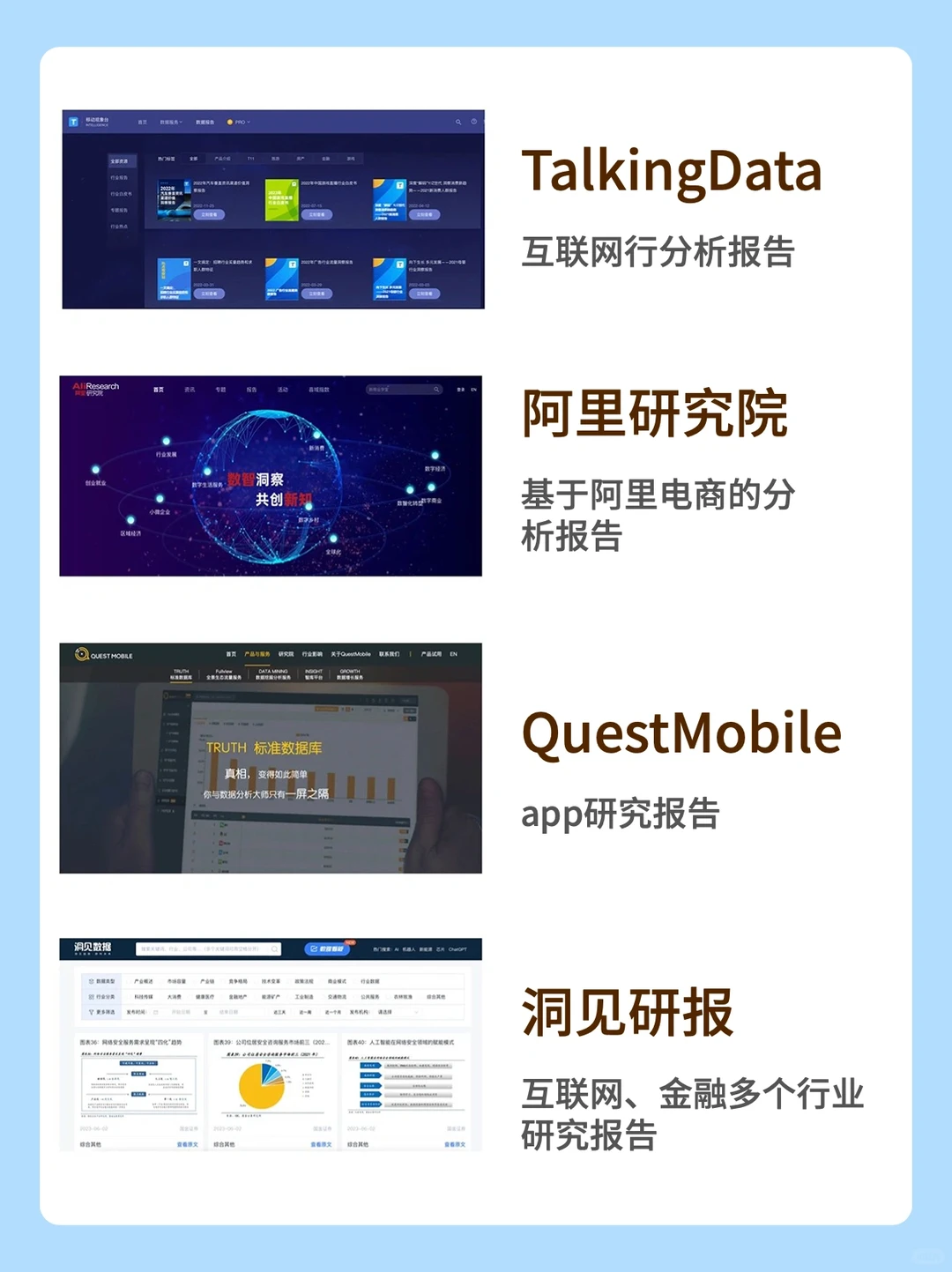 数分行业研究报告，权威网站！码住㊙️