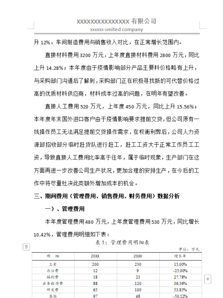 2025年财务数据分析报告