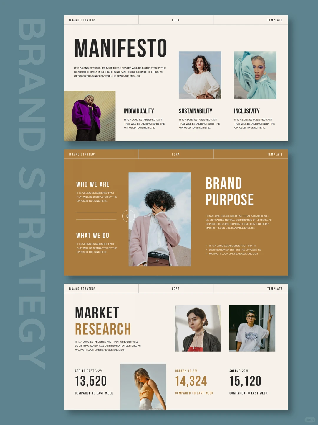 高端大气品牌战略介绍宣传画册PPT模板