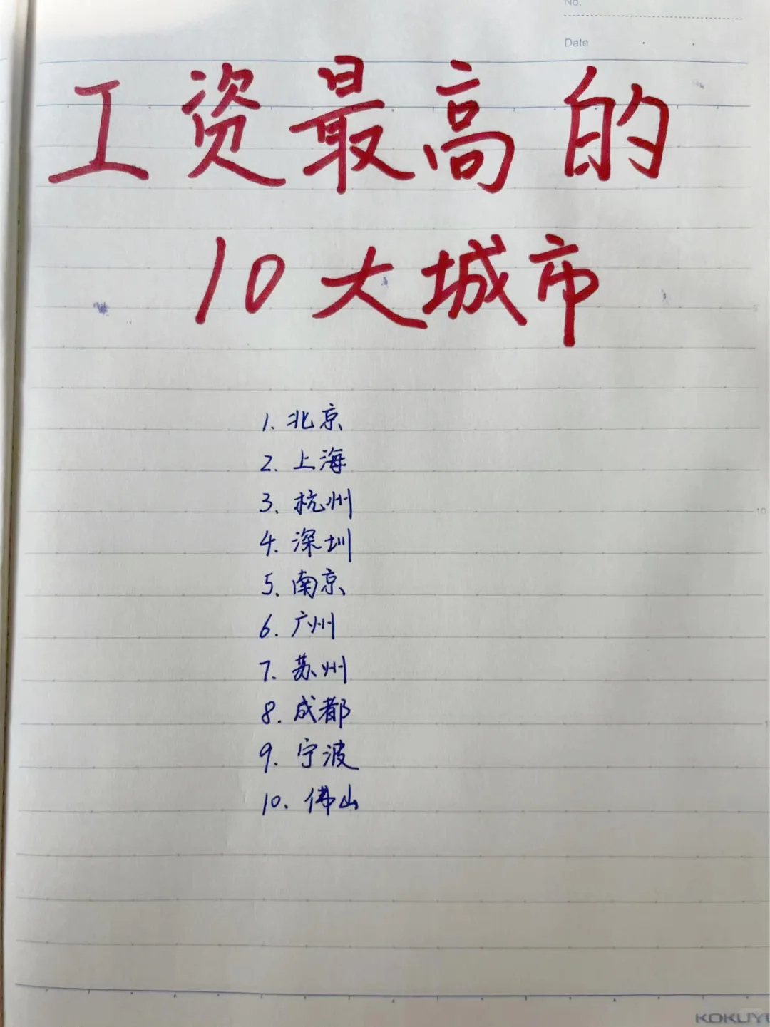 平均收入最高的10大城市,大家都在那个城市