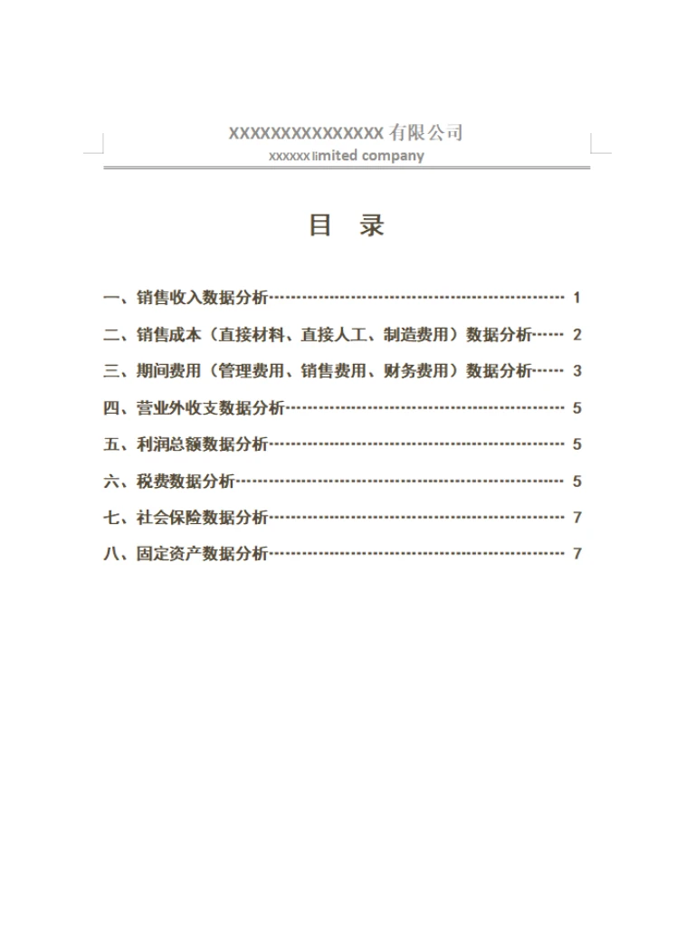 2025年财务数据分析报告