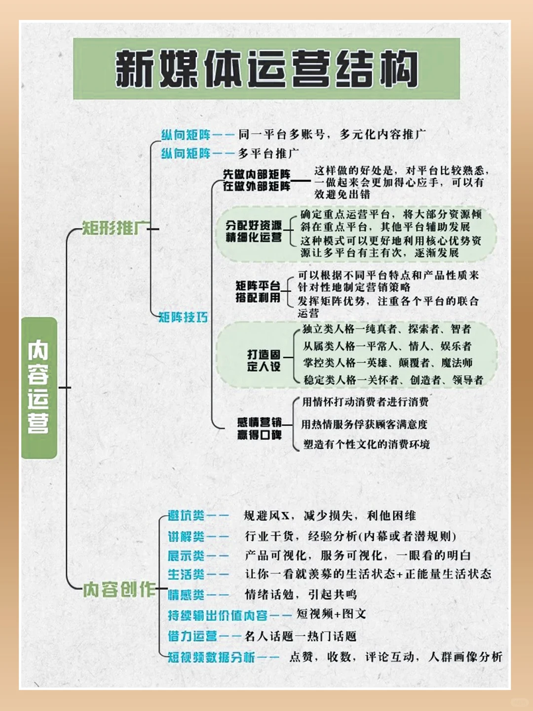 新媒体运营结构，前期需要这么做！