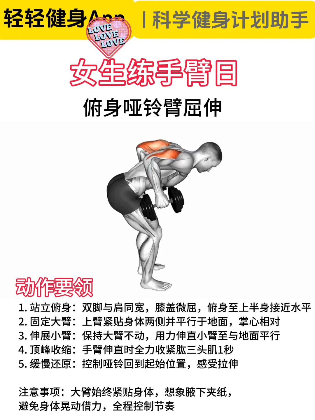 女性友好|健身房练手臂,去拜拜肉