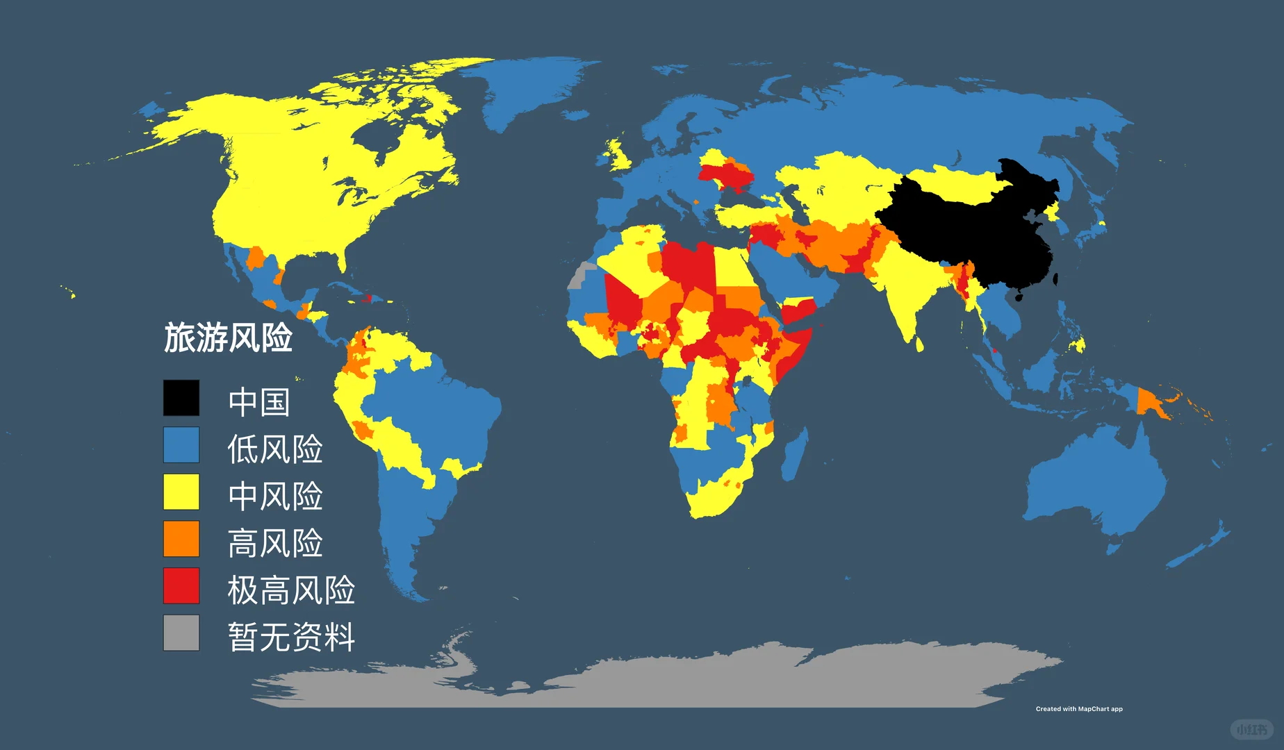 2025年11月外国旅游风险地图（补档）