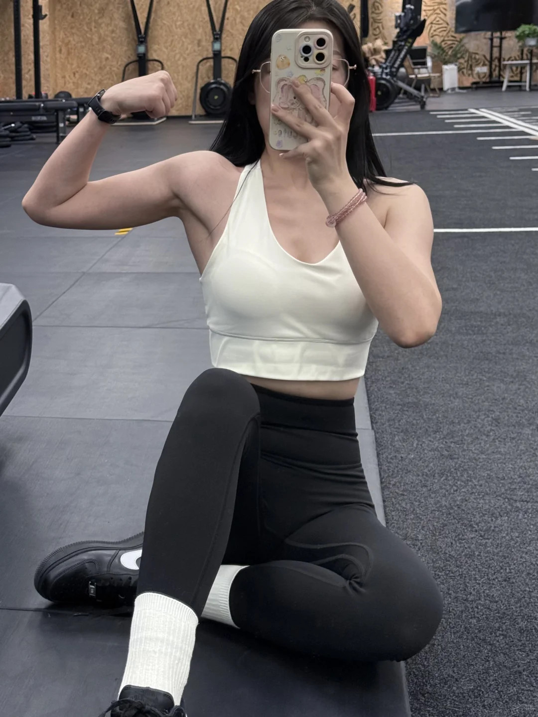 164|52.4kg 只健身不控制饮食的真实状态