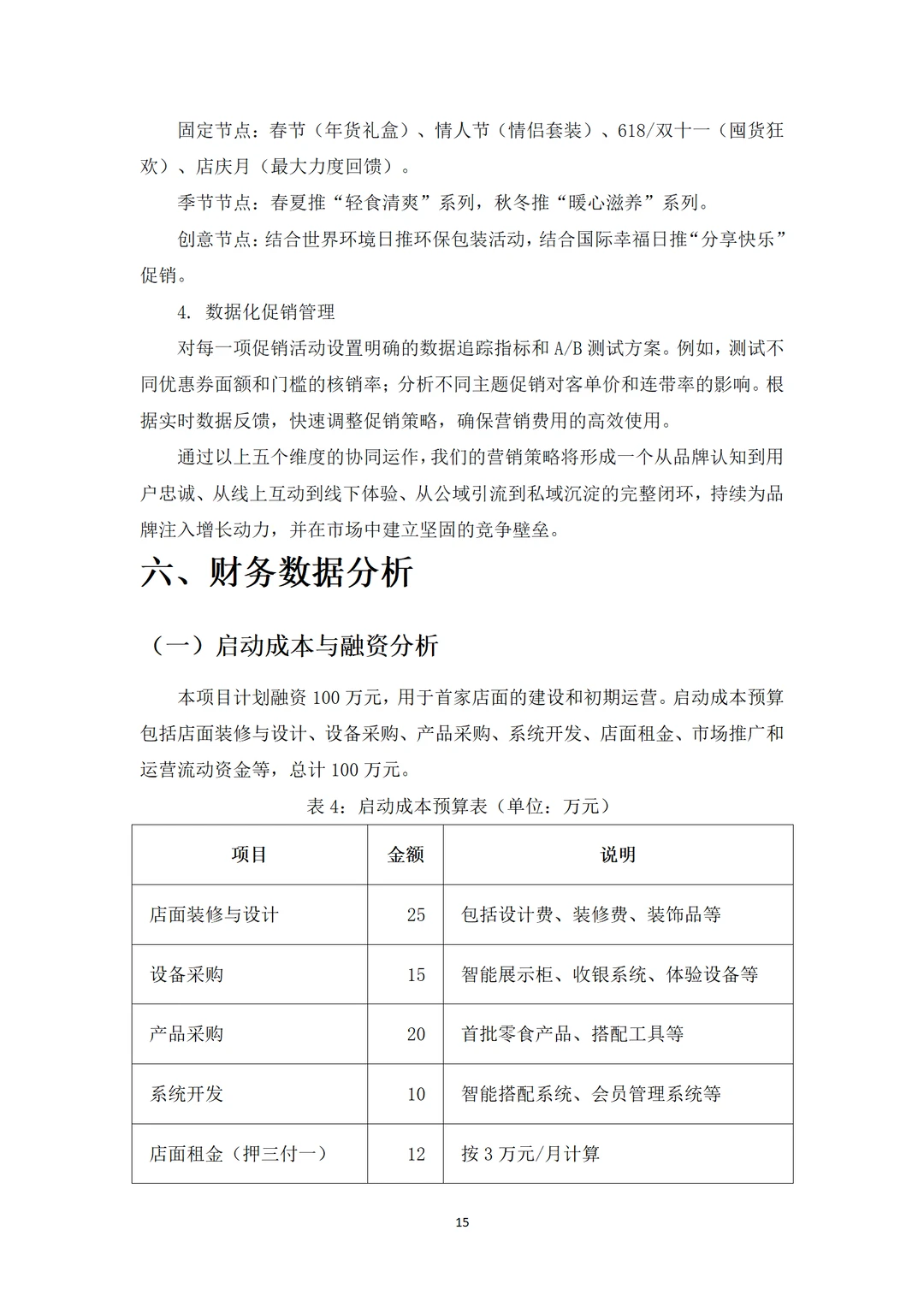 ?零食店商业计划书！word+ppt