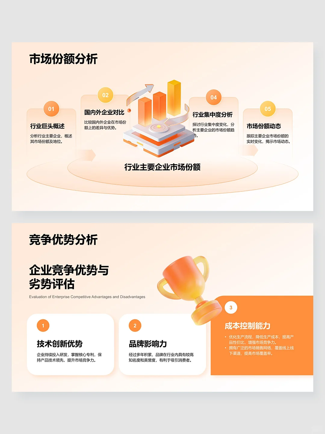 行业趋势分析PPT模版分享｜审美累积vol.13