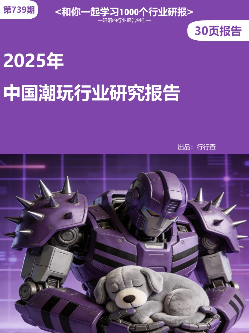 ?2025年中国潮玩行业研究报告