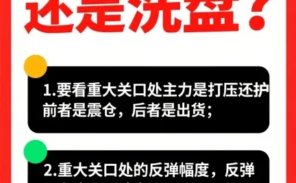 炒股必学！3 招看透主力在出货还是洗盘！