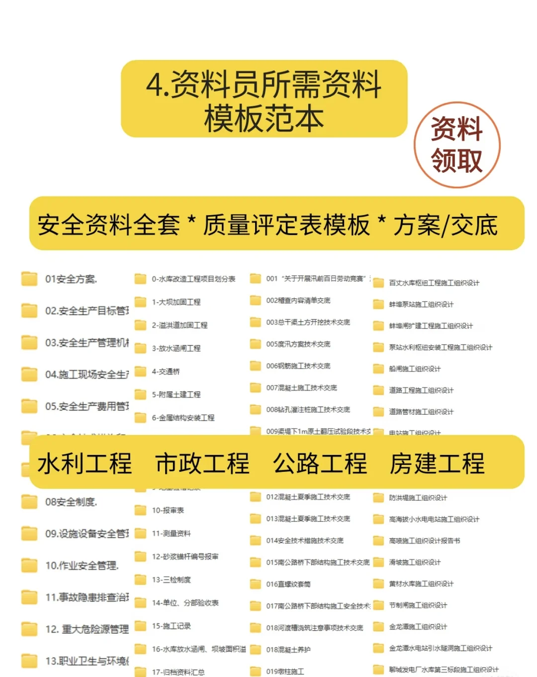 资料员的工作内容?