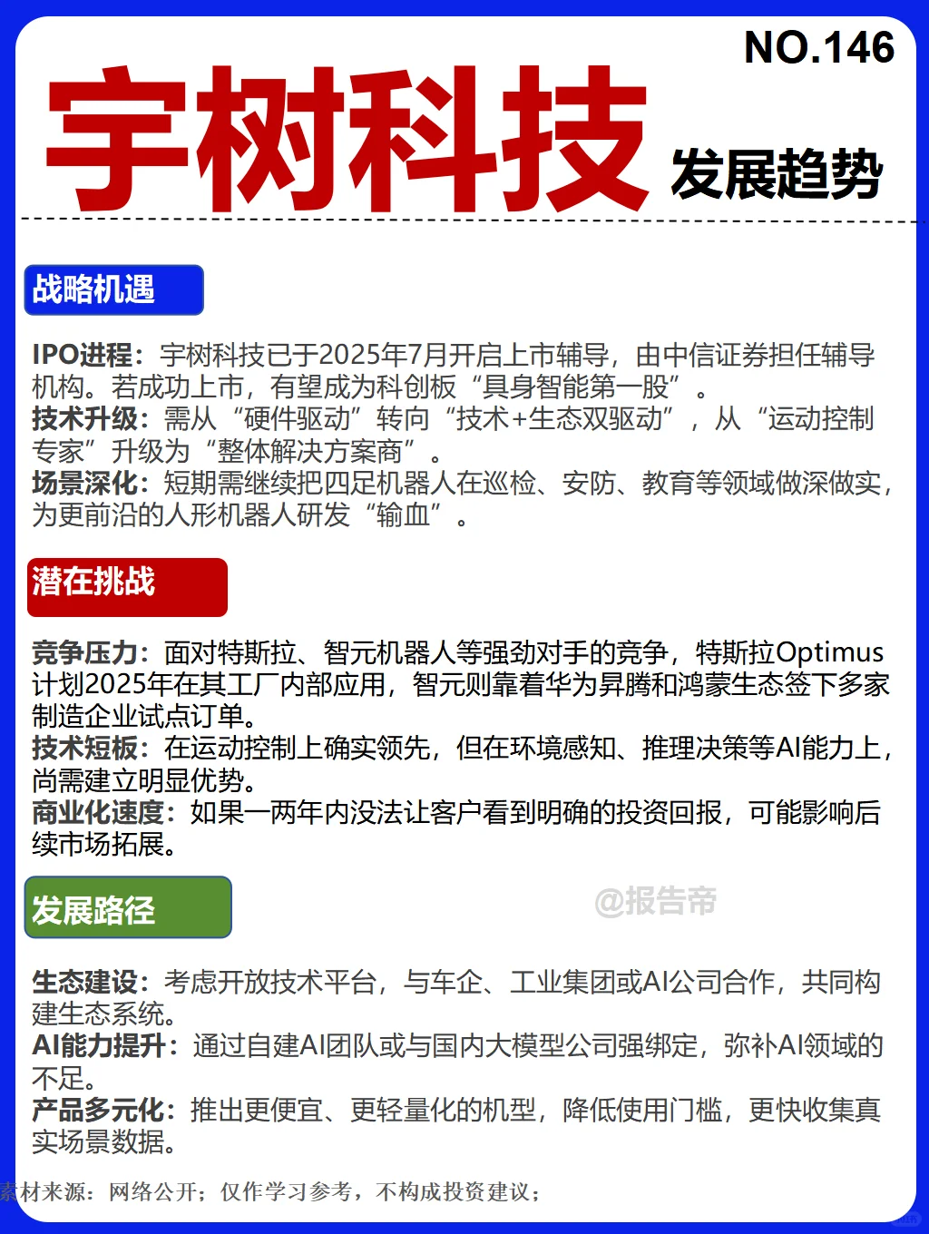 宇树科技 风口浪尖～1天1条产业链