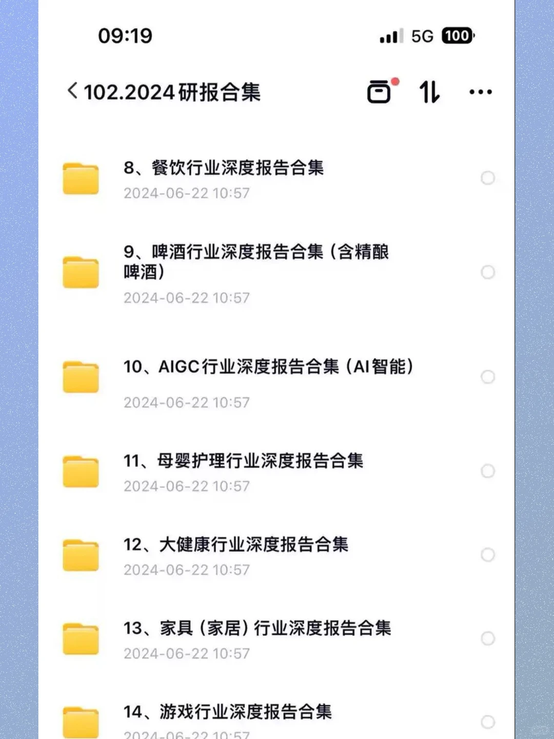 行业报告2024年分析研究调研报告研报