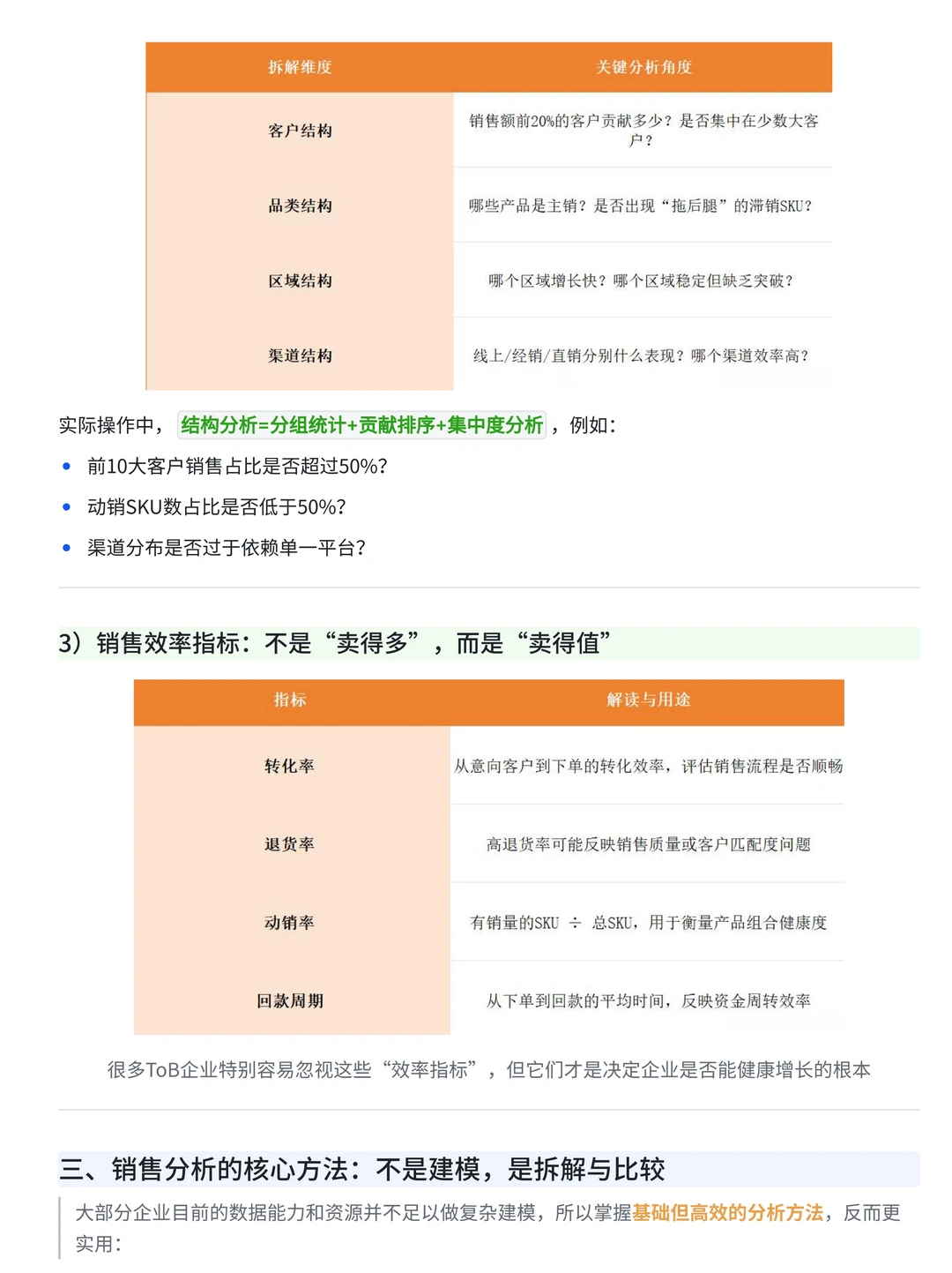 不会销售数据分析？一文搞懂关键指标和方法