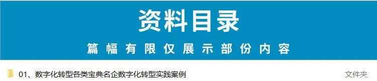 ?企业转型必备资料包！