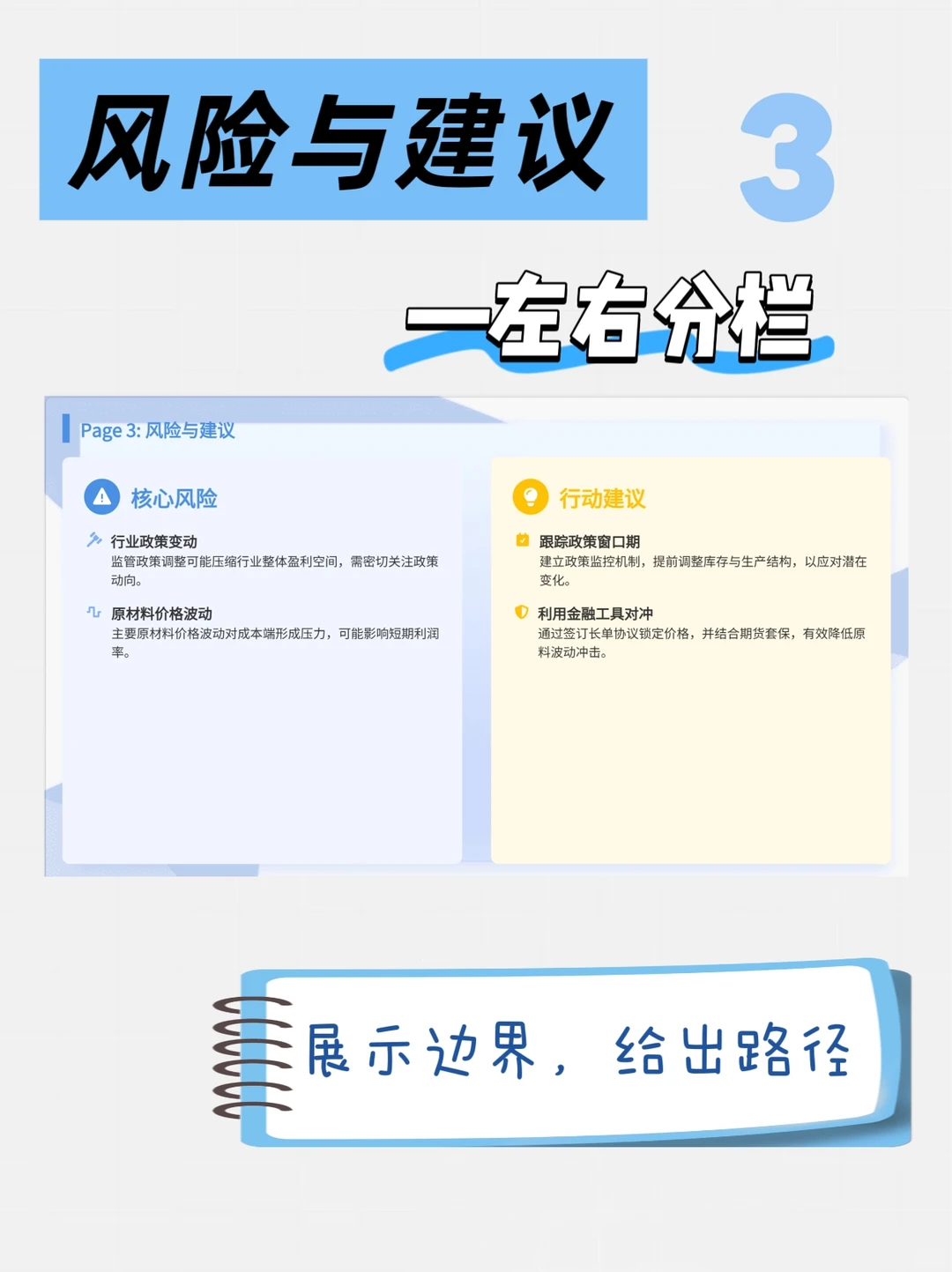 我靠这3页PPT,在投研汇报时让老板眼前一亮