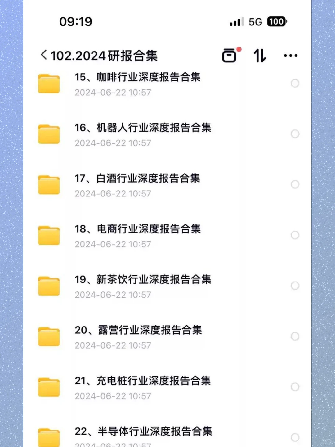 行业报告2024年分析研究调研报告研报