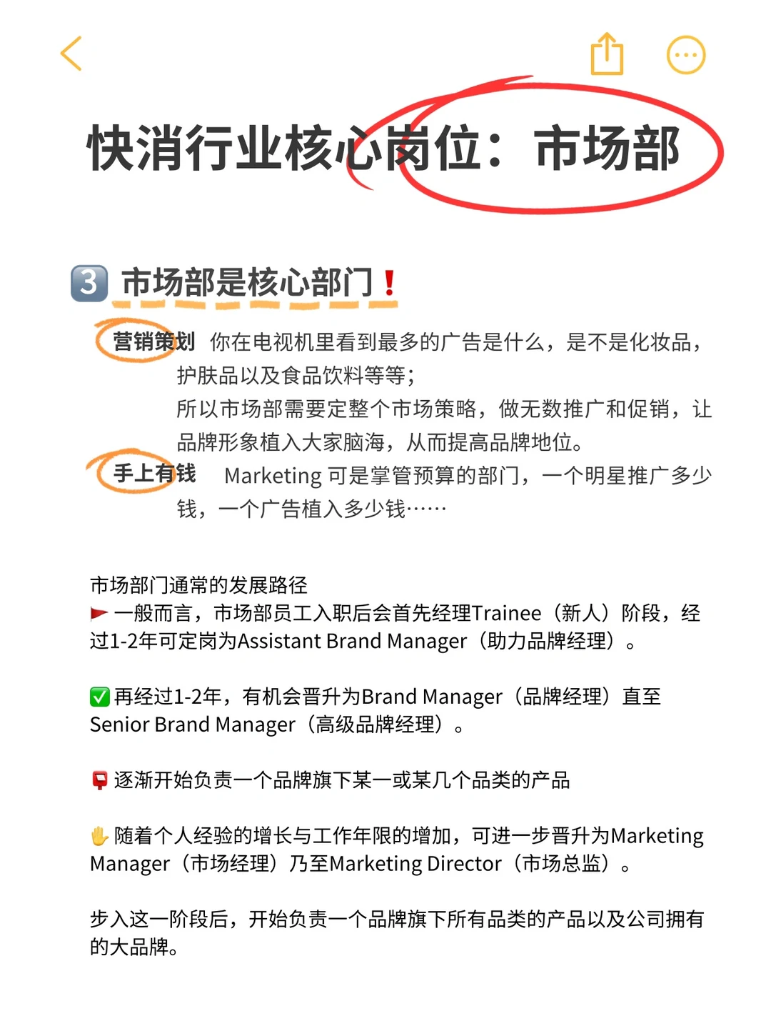 干货整理✅ 刚毕业必须了解的快消核心岗位