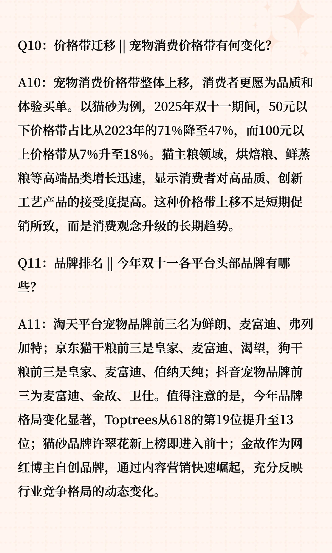 双十一宠物消费行业解读