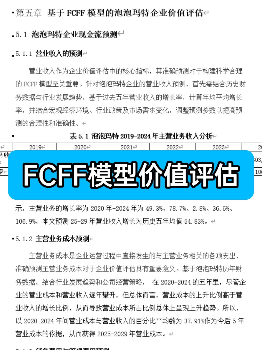 ❗️FCFF 模型｜fcff模型企业价值估值